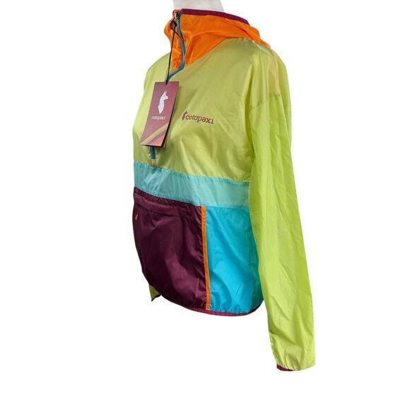 Cotopaxi Teca Windbreaker Half Zip Neon Lightweight Womens Size XS NEW NWT - Picture 4 of 7